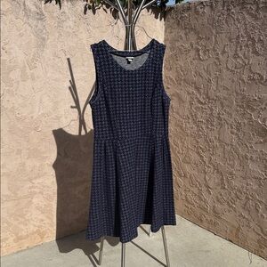 Merona Navy Houndstooth Mini Dress